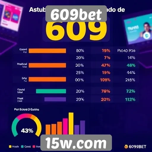 Estatísticas de usuários ativos no 609bet