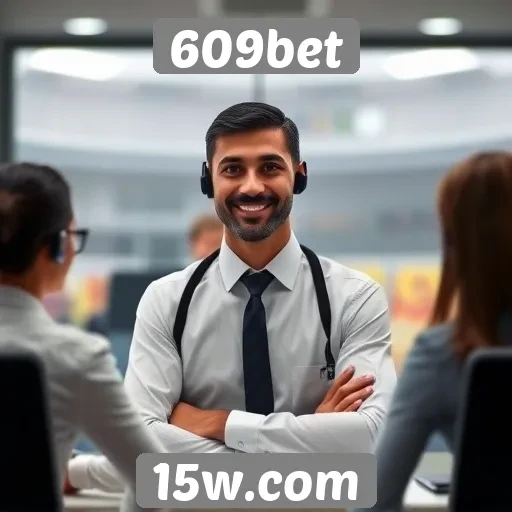 Atendimento ao cliente no site 609bet